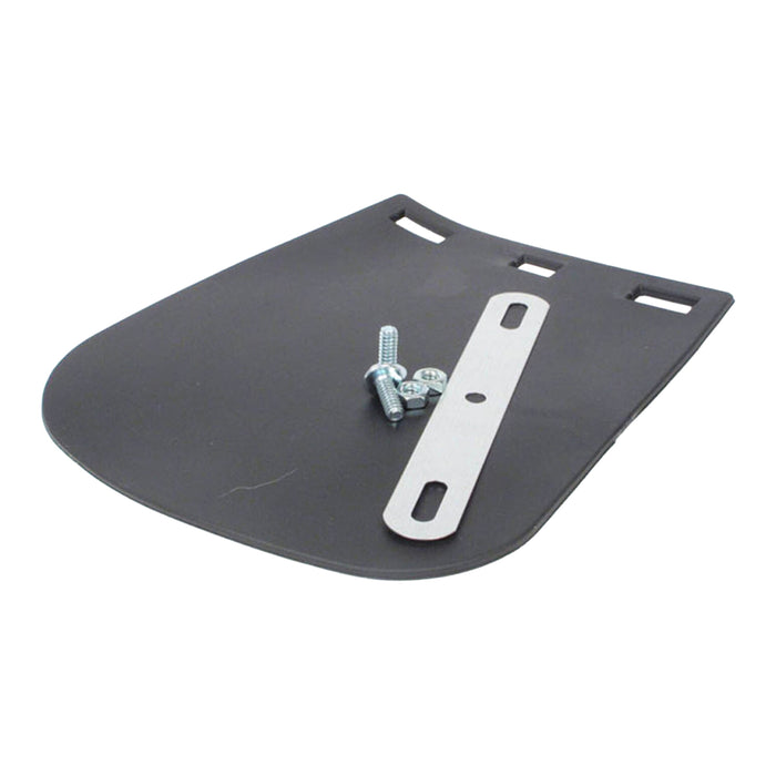 WHITES MUDFLAP BLK PVC LGE MOTORCYCLE