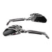 Whites Mirror Universal Skeleton Hand Chrome/Black 10mm (Pair)