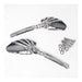 Whites Mirror Universal Skeleton Hand Chrome/Black HD (Pair)