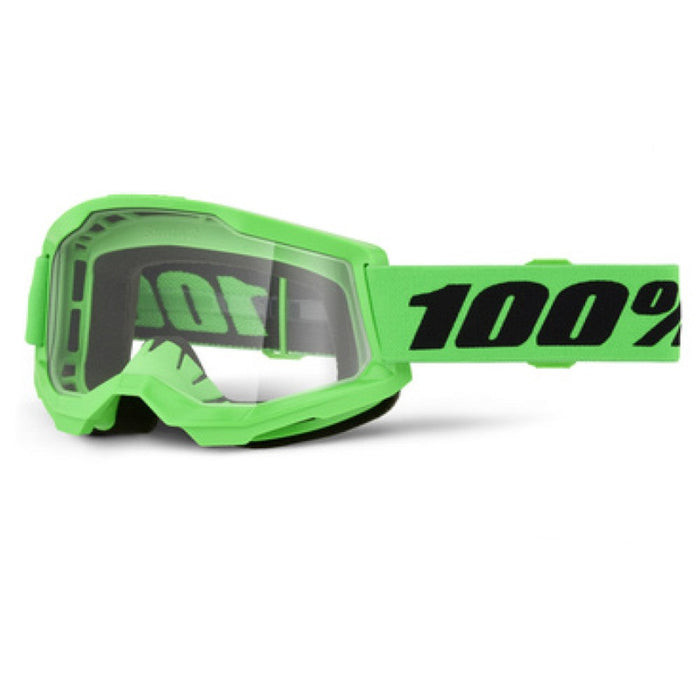 STRATA 2 Goggle Neon Green - Clear Lens 114 Percent