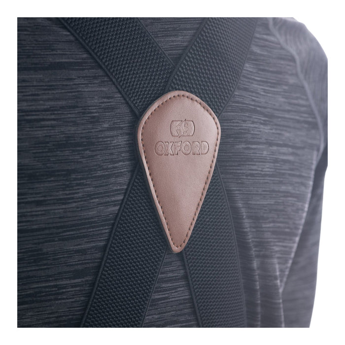 Oxford Riggers Braces Slim Black