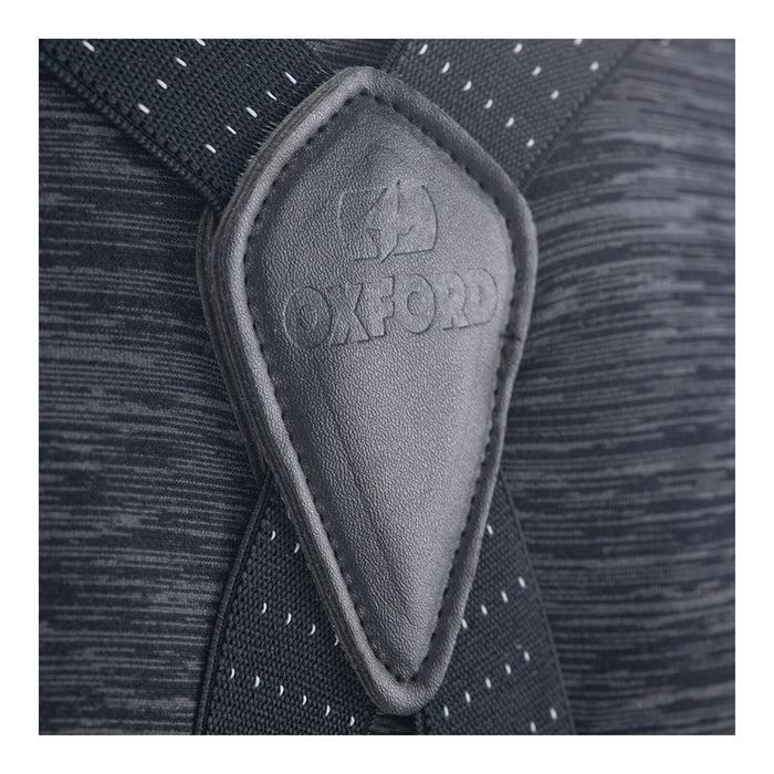 Oxford Riggers Braces Chic Black