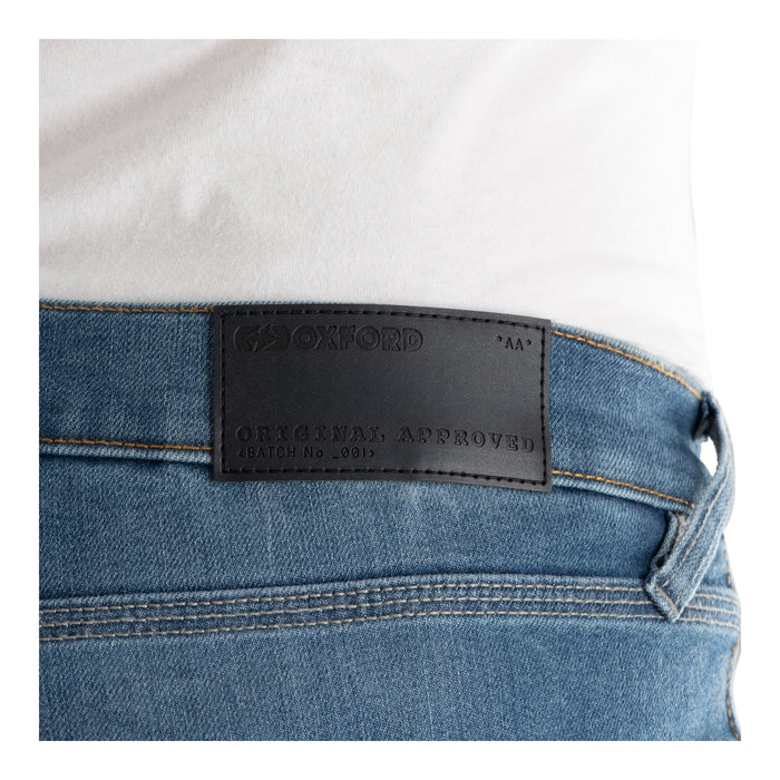 Oxford AA Mens Straight Jean - Mid Blue (Regular)