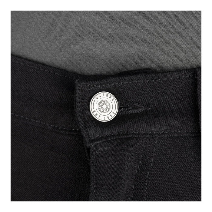 Oxford Super Stretch Men's Jeans - Black (Short)