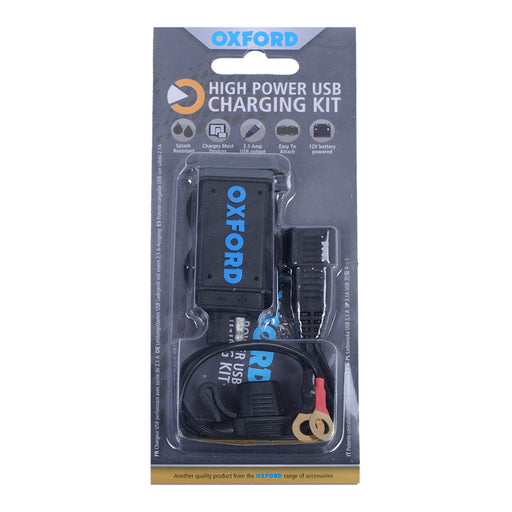 Oxford USB 2.1amp High Power Charging Kit