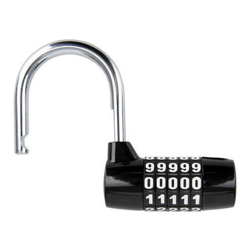 Oxford 5-Digit Combination Padlock - Black