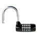 Oxford 5-Digit Combination Padlock - Black