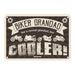 Oxford Garage Metal Sign: Biker Grandad, Like a Normal Grandad, But Cooler
