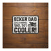 Oxford Garage Metal Sign: Biker Dad, Like a Normal Dad, But Cooler