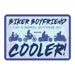 Oxford Garage Metal Sign: Biker Boyfriend, Like a Normal Boyfriend But Cooler