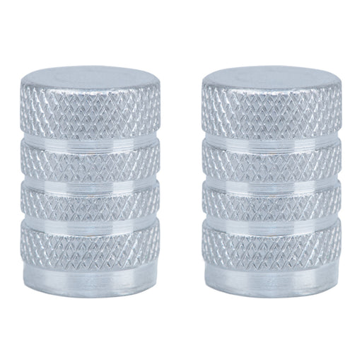 Oxford Gripper Valve Caps - Silver