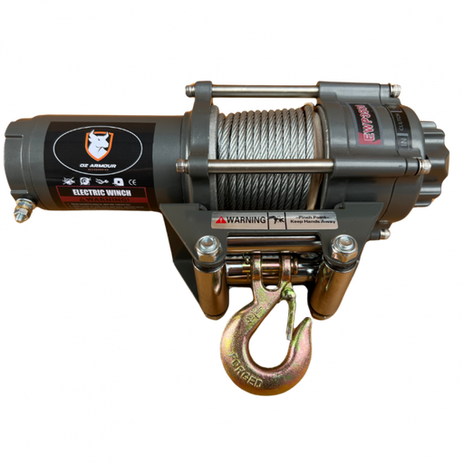 Winch 3500Lb Wire Rope OzArmour Accs Aussie Powersports