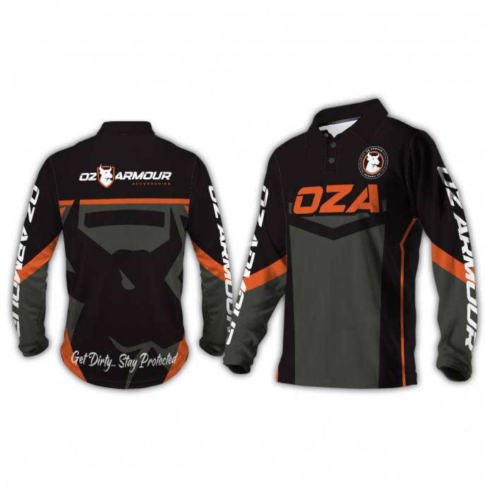 Bulling Around UV Fishing Jersey - OZ ARMOUR Aussie Powersports