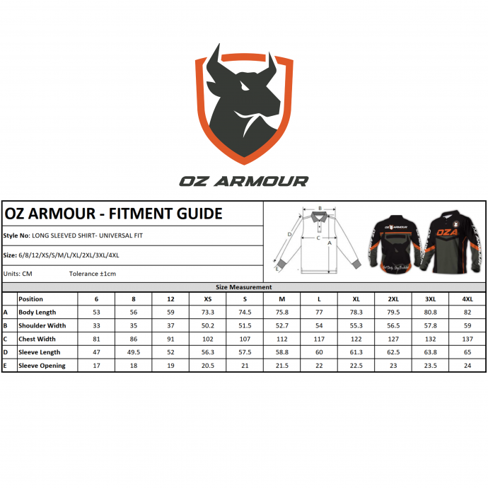 Bulling Around UV Fishing Jersey - OZ ARMOUR Aussie Powersports