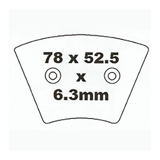 Premier Brake Pads - P Organic Standard