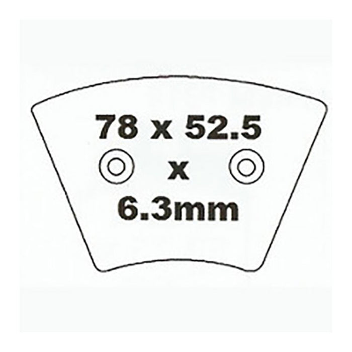 Premier Brake Pads - P Organic Standard