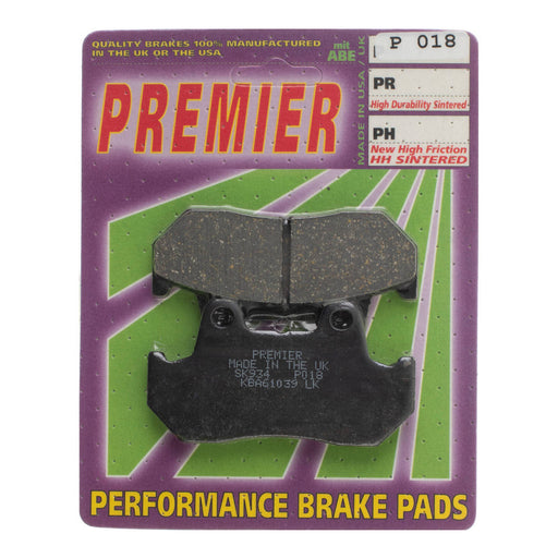 Premier Brake Pads - P Organic Standard