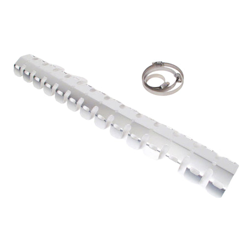 Whites Head Pipe Guard with Clamp - Silver