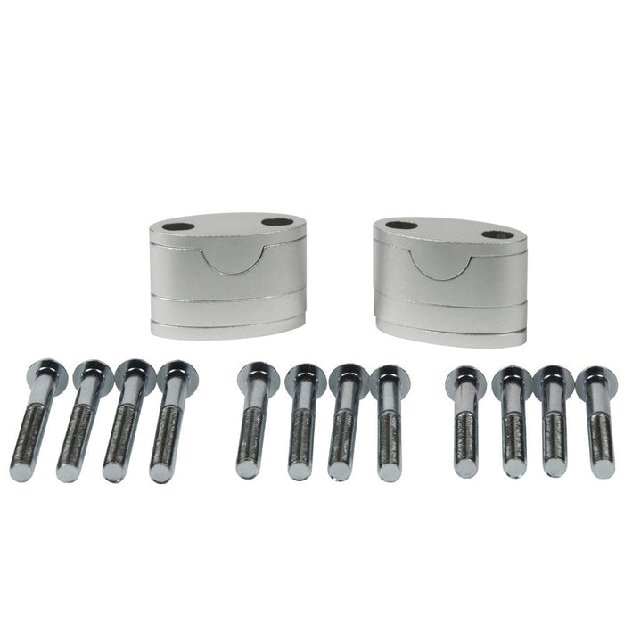 RHK Universal 7/8 Adjustable Solid Silver Handlebar Mount RHK