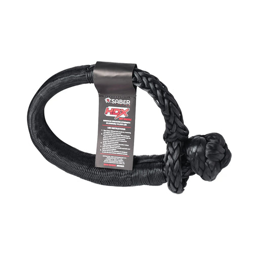 SABER OFFROAD 20,000KG HDX SOFT SHACKLE WITH TECHNORA BINDING Saber Offroad