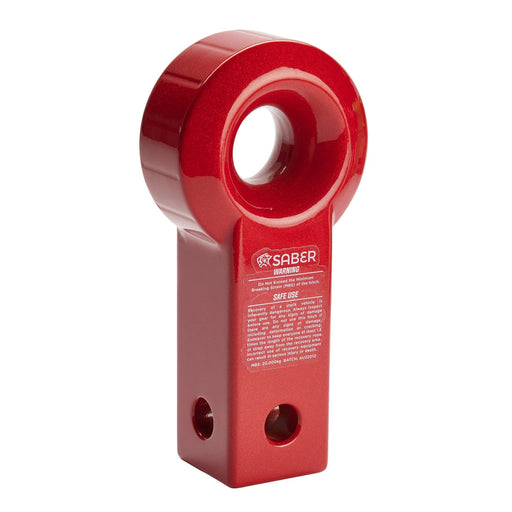 SABER OFFROAD ALUMINIUM RECOVERY HITCH - RED Saber Offroad