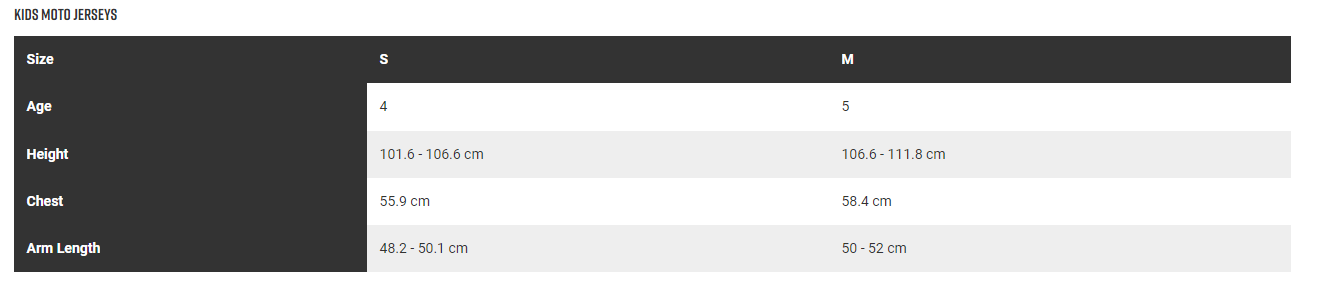 KIDS 180 LEAN JERSEY RED Fox