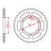 MTX 305 Steel Rear Sprocket #520 (11-305)