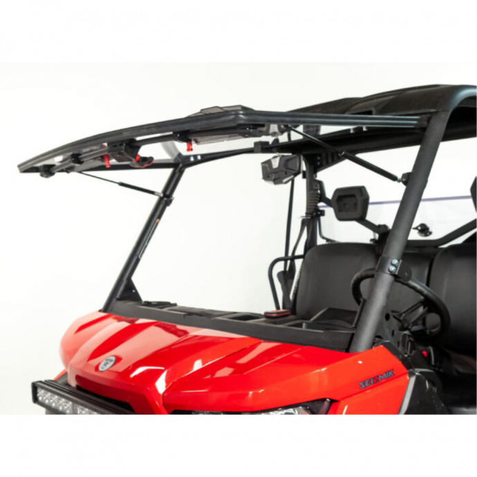 Flip-Up Vented Windshield For Can-Am Defender - Seizmik Aussie Powersports