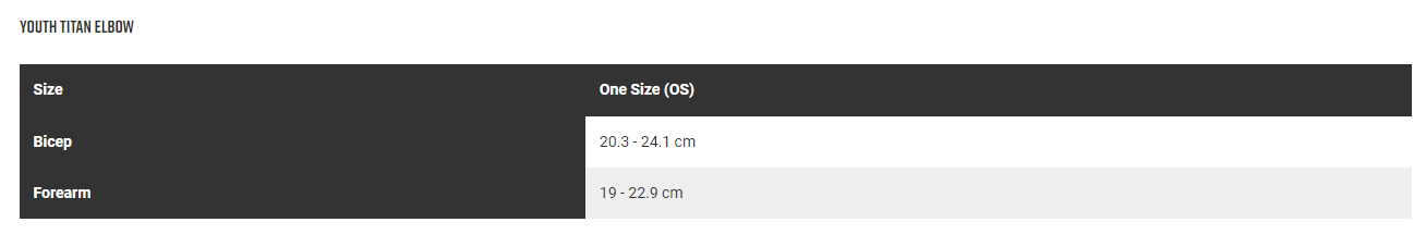 YOUTH TITAN RACE ELBOW GUARD, CE BLACK Fox