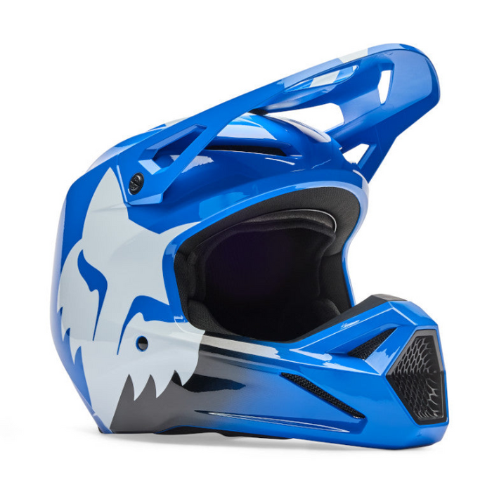 Fox Youth V1 Shield Helmet Blue Fox