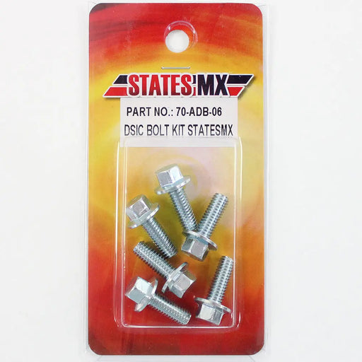 States MX Disc Bolt Kit 6 Pack 70-ADB-06 States MX