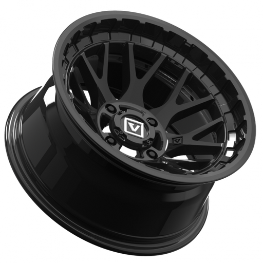 Alloy Wheel VALOR V03 4/156  14 X 7 Gloss Black Aussie Powersports