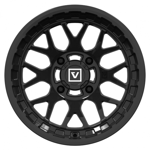 Alloy Wheel VALOR V03 4/137  14 X 7 Gloss Black Aussie Powersports