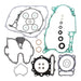 Vertex Complete Gasket Set with Oil Seals (811281)