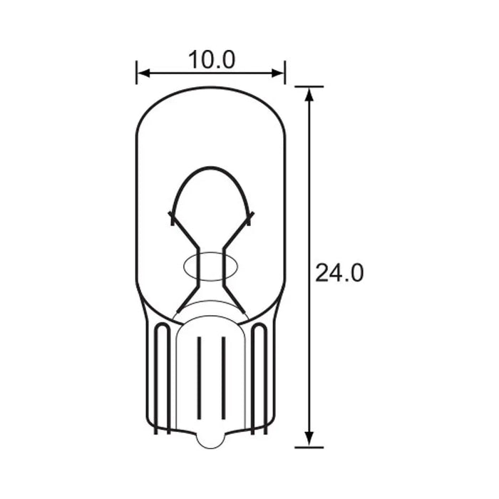 Wedge Type Bulb 12V 1.2W, 1.5W, 16W, 2W, 3W and 5W Link Products