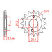XAM Sprocket Kit Honda XR400 X-Ring 15/45