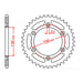 XAM Sprocket Kit Suzuki DR650 '96-'16 X-Ring 520 Conv.15/41