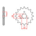 XAM Sprocket Kit Kawasaki KX125 '03- X-Ring Gold 13/51