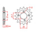 XAM Sprocket Kit Kawasaki KLX250S '09-'11 X-Ring 14/42