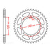 XAM Sprocket Kit Kawasaki KLR650 '06-'21 X-Ring Gold 15/43