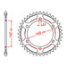 XAM Sprocket Kit BMW F800GS '08-'12 - 525AX 16/42