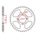 XAM Sprocket Kit Honda CBR125 '02-'11 O-Ring 15/42