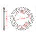 XAM Sprocket Kit Honda VFR800 '06-'13 X-Ring Gold 16/43