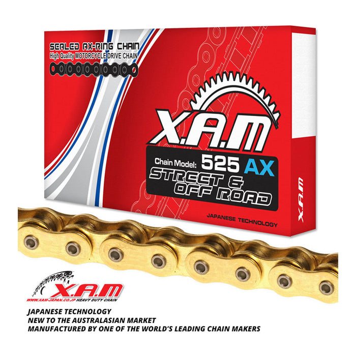 XAM Sprocket Kit Suzuki GSXR600 '11-'15 X-Ring Gold 16/43