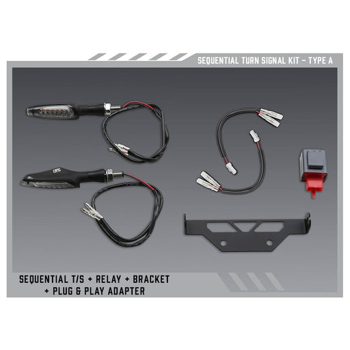 Yoshimura Type A Sequential Signal Kit for V2 Fender Eliminators Yoshimura
