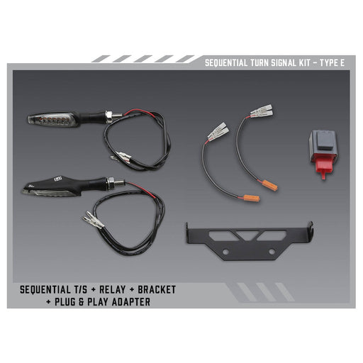 Yoshimura Type E Sequential Signal Kit for V2 Fender Eliminators Yoshimura