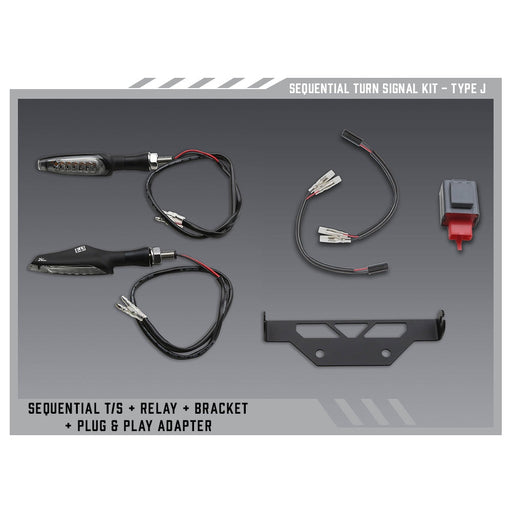 Yoshimura Type J Sequential Signal Kit for V2 Fender Eliminators Yoshimura