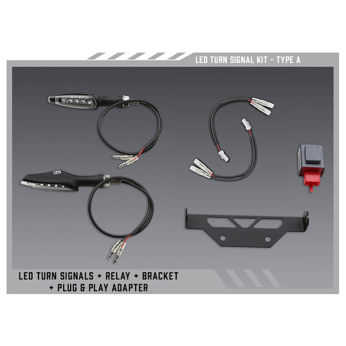 Yoshimura Type A Standard LED Signal Kit for V2 Fender Eliminators Yoshimura