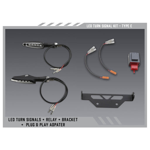 Yoshimura Type E Standard LED Signal Kit for V2 Fender Eliminators Yoshimura