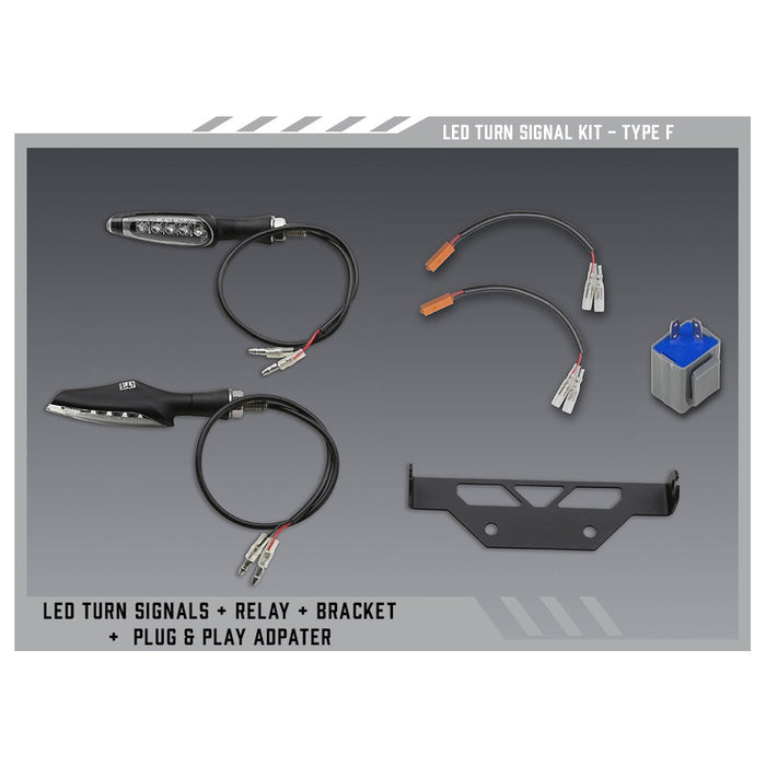 Yoshimura Type F Standard LED Signal Kit for V2 Fender Eliminators Yoshimura